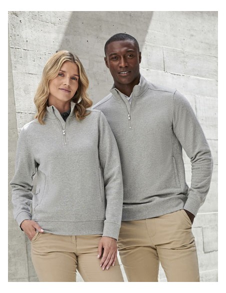 HEN-H842-Unisex Sustainable 1/4 Zip Sweatshirt 2